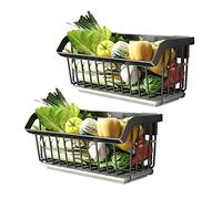 Stackable 304 Stainless Steel Fruit Bowl Holder & Vetable Rack Wire Sto Basket for Kitchen Wall Shelf nizer Ideal for Fruits & V Bathroom Sto Soluts