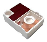 Stackable Ant Farm Nest, 3D Printed Acrylic Ants Habitat with Dry Wet Separation, In Nest Feeding, Narrow Entrance, Expandable Formicarium for Colony Observation and Setup