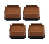 Stackable Anti-Vibration Feet for Balancing Uneven Floors Enhancing Stability and Quiet Home 4pcs Furniture Leg Mattresses