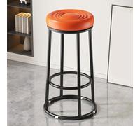 Stackable Backless Bar StoolsThick Padded Counter Height Chairs 4370cm with Footrest for Kitchen Island Dining Room Office & Home UseSpaceSaving Design