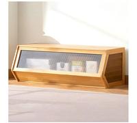Stackable Bamboo Sto Boxes with Doors Versatile for Boo ac Toys & More Eco Friendly Wood 86x31cm 34x12in Slish Home Décor Solut