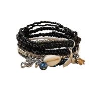 Stackable Bead Bracelets for Women - Boho Bead Bracelets Stretch Stackable Bracelets | Charm Colorful Bracelet Set Handmade Jewelry Accessories for Women, Refer to description, Glass, Unisex