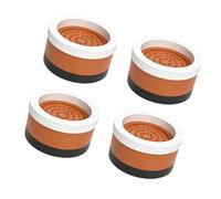 Stackable Bed Risers 4 Pack with Round Cup, 5 Cm Furniture Risers for Bed Frames, Sofas, Tables and Chairs Under Furniture Leg Lift Non Slip Cup