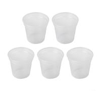 Stackable Clear Nursery Pots for Space Efficient Storage and Organization During Off Season or Between Growing Cycles ((with tray) #10cm)