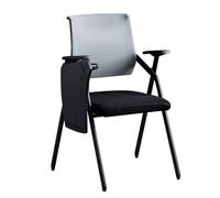 Stackable Computer Chairs with Writing Tablet Mesh Backrest Conference Room and Guest Reception Seating Ideal for Home and Office Use