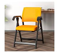 Stackable Conference Room Chairs Folding Office Chair with Padded Seat,Ergonomic Mesh Back Waiting Room Chairs for Office,Conference,School Classroom (Color : Orange)