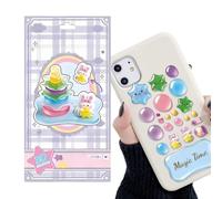 Stackable Craft Stickers | Shiny Finish for Miniature Making | Mini Scenes Construction 3D Stickers | for Home Decoration, Birthday Party, Classroom Reward, Enthusiasts, Kids, Girls