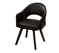 Stackable Ergonomic Leather Chairs with Armrests for Waiting Rooms Conference Rooms Reception & Church Use Comfortable Guest Seating ()