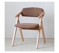 Stackable Folding Chairs with Solid Wood Frame, Removable Covers for Dining Room, Kitchen, Office - Extra Guest Seating, Stylish & Space-Saving (Style-4)