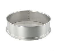Stackable Herbal Sifter Set 304 Stainless Steel Mesh Sieve Fine Powder Screen for Spices Chinese Medicine Grinding Filter Flour Sifting Tool for Baking Essential Oil Extractor(25)