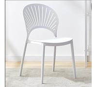Stackable Indoor Chairs 150kg Capacity Portable Plastic Dining Chairs for Events Office Wedding Party Sturdy Armless Commercial Stools