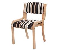 Stackable Kitchen Dining Chairs, Wooden Frame, Upholstered Backrest, Easy Assembly, Perfect for Office Reception, T12 Model, Comfortable Seating for Home and Workplace