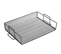 Stackable Letter Tray,Desktop Document Letter Tray Organizer,Wire Mesh File Document Holder Desktop Storage Organizer Basket