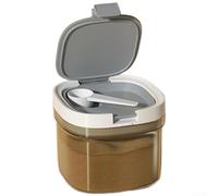 Stackable Lightproof Canister for Coffee, Formula, Powdered Milk, and Dry Goods with Precision Measuring Scoop (800ml)