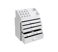 Stackable Makeup Organiser, White