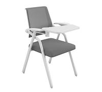 Stackable Mesh Guest Chair with Rotatable Writing Board for Office, Classroom, Training Rooms