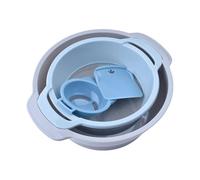 Stackable Mesh Screen Trimming Tray Set for Cannabis - Round Pollen Screen Set Trimming Container - Space Saving Design Lightweight - Net For Baking - Kitchen Ready