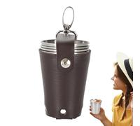 Stackable Metal Cups, Stackable Metal Glasses | Stainless Steel Beer Glasses 70 ml | Camping Cups 4 Pieces with for Cup, Shatterproof Glasses in for