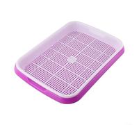Stackable Nursery Tray, 33.7cm X 24.5cm X 5CM Large Capacity Seed Germination Trays, Hydroponic Sprouting Box, Seedling Starter Growing For Grain, Vegetable, Mung Beans, Wheat Grass