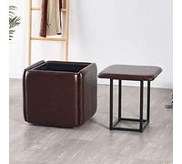 Stackable Ottomans with Wheels - Versatile Footrest Stool and Seating Cube for Living Spaces