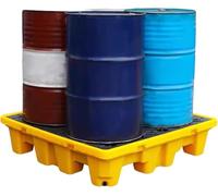 Stackable Pallet Loading Tray for Oil Drums, Modular Platform for Efficient Storage and Transport in Industrial and Commercial Settings