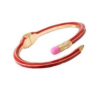 Stackable Pencil Bangle for Women Party Shiny Glitter Open Cross Enamel Dubai Bracelet, Open Cross Enamel Bracelet Stylish Trendy Cuff(Red)