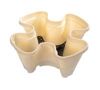 Stackable Plant Pots, Secure Drainage Vertical Planter, Anti Slip Lightweight Containers, Sturdy Material for Indoor Outdoor Vegetable Garden Yard Farm Patio Balcony Lawn Home Decor