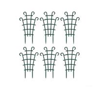 Stackable Plant Trellis 25.5cm Plastic Support Frame for Potted Indoor or Outdoor Climbing Vine Plants Suitable for Roses Beans Houseplants Gardening(6pcs)
