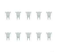 Stackable Plant Trellis 25.5cm Plastic Support Frame for Potted Indoor or Outdoor Climbing Vine Plants Suitable for Roses Beans Houseplants Gardening(10pcs)