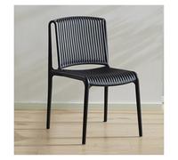 Stackable Plastic Cafe Chairs, Ergonomic Design Armchair for Small Spaces, Durable and Versatile Dining Chairs for Office and Patio