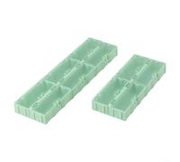 Stackable Plastic Component Tray For SMD Electronic Components, 10PCS IC Chip Resistor Storage Case With 90 Degree Opening, Small Hardware Storage
