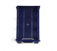 Stackable Plastic Hardware Parts Storage Box with Translucent Drawers for Screws, Nuts, Bolts and Small Components - Wall Mountable(Transparent)