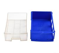 Stackable Plastic Hardware Storage Box with Clear Drawers for Screws, Nuts, Bolts & Small Parts - Thicken Design, Wall-Mountable or Stackable, 176 x(Large Size)