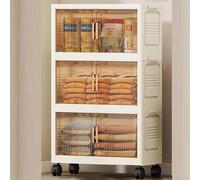 Stackable Plastic Sto Boxes with Magnetic Doors & Wheels Lidded s for Bedroom Living Room & Bathroom Efficient Shoe Cabinet & Sto Bins