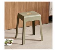 Stackable Plastic Stool Set of 4 - Portable Backless Chairs for Classroom Use