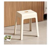 Stackable Plastic Stools Set of 4 - Portable Backless Seating for Classroom, Students, or Home Use