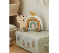 Stackable Pull-Along Tiger in FSC® Wood green