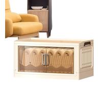 Stackable Shoe Storage Cabinet - Foldable Organizer Box, Heavy Duty PP System, Expandable Space Saver Crate With Modular Design | Versatile Home Organization Unit For Footwear Toys Garments