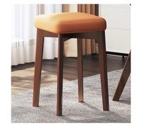 Stackable Short Stools with Padded SeatPortable Breakfast & Kitchen Bar Stools for Dining Room Classroom & Home Use Wooden Design for SpaceSaving