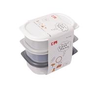 Stackable Snack Containers, Small Food Storage Boxes with Lid, Portable Organiser for Mini Sealed Snacks, Space Saving Cupboard Organisation, Desktop