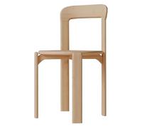 Stackable Solid Wood Dining Chairs - Armless Barstools for Kitchen, Bistro, Restaurant & Makeup Vanity - Space-Saving, Modern Seating Solution