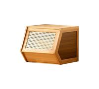 Stackable Solid Wood Storage Bins - Modular Storage Boxes for Closet Organization, Entryway, Books, and Kids' Toy Storage - Home Organizers for Clutter-Free Living