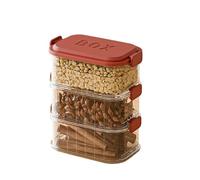 Stackable Spice Storage Box, Multi-Layer Sealed Food Organizer, Travel Spice Containers and Camping Spices Kit for Seasoning, Cereal, Coffee Beans