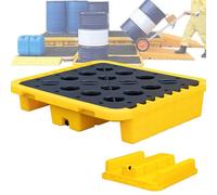 Stackable Spill Containment Pallet with Draina and Forklift kets Ideal for Drum Sto and Leak Proof Solut for Hazardous Materials