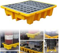 Stackable Spill Containment Pallets with Draina - High-Capaci, Safe Sto Solut for Spill ment and Hazardous Material Handling