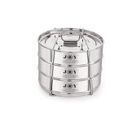 Stackable Stainless Steel Inserts Pan - 6QT 3 Tiers - Instant Pot Accessories - FITS 6 QT & Above - Pressure Cooker Steamer Pan