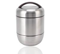 Stackable Stainless Steel Thermal Lunch Box, Thermos for Hot Food Snack Box Food Thermos Jar Vacuum Insulated Bento Lunch Box Lunch Container for Office Picnic Outdoor Travel 4 Layer