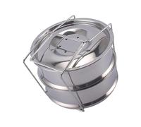 Stackable Steamer Insert Pans Stainless Steel Steamer Cooker Pot Set for Lasagna Baking Vegetables Reheat Multiple Dishes Meat for cooking