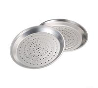 Stackable Steamer Insert Stainless Steel 32/36 cm Pack of 2 | Thickened stainless steel provides even heat distribution for perfectly steamed vegetables, seafood and