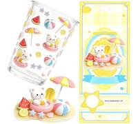 Stackable Stickers Waterproof Transparent 3D Cute Decals Set | Layered Figure Stickers for Phone Case Scrapbook Planner Notebook Journal Water Bottle Laptop DIY Decoration | for Creative Use